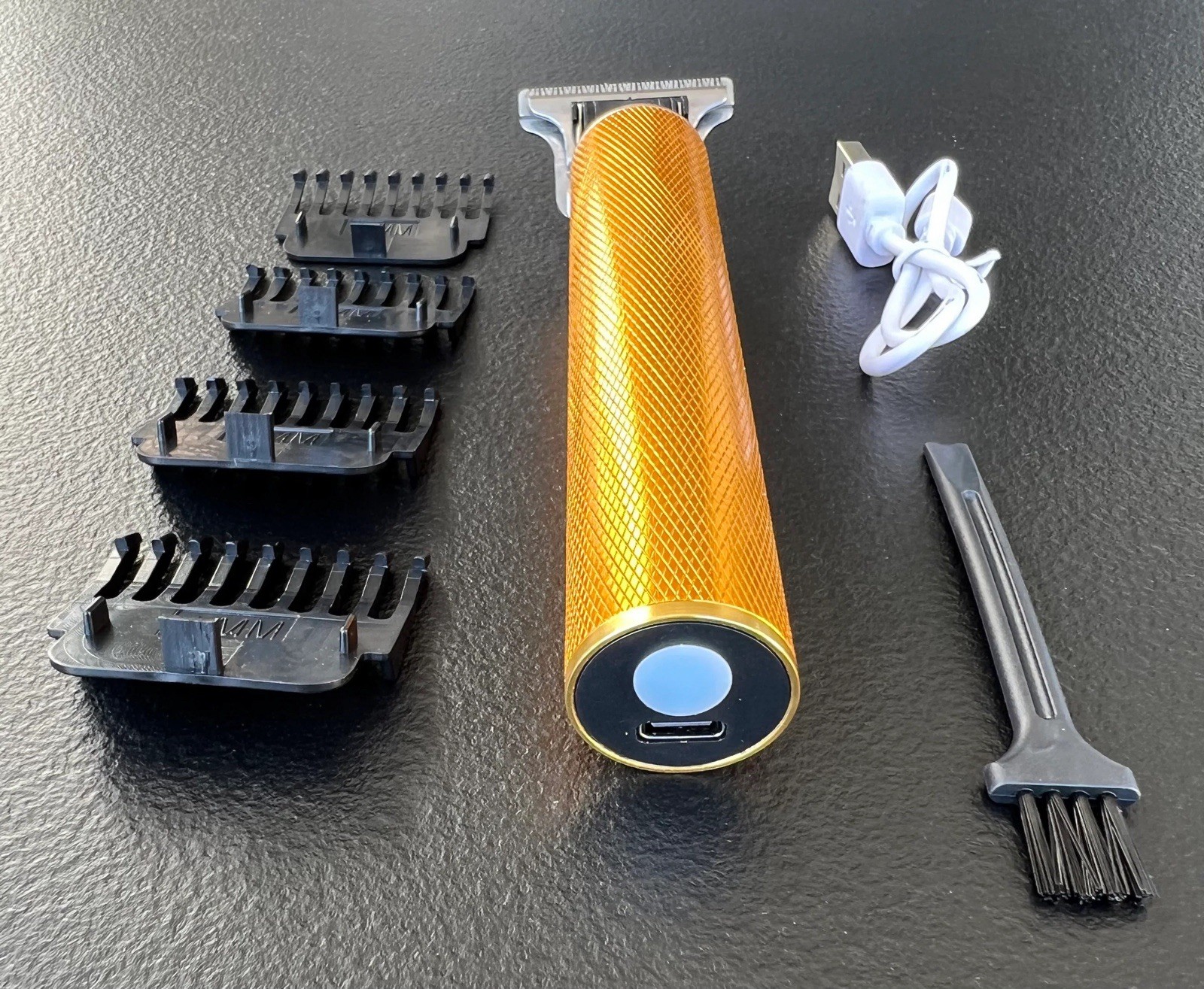 Vintage T9 Barbeador Gold Beard Hair Trimmer Cutter Machine for Men