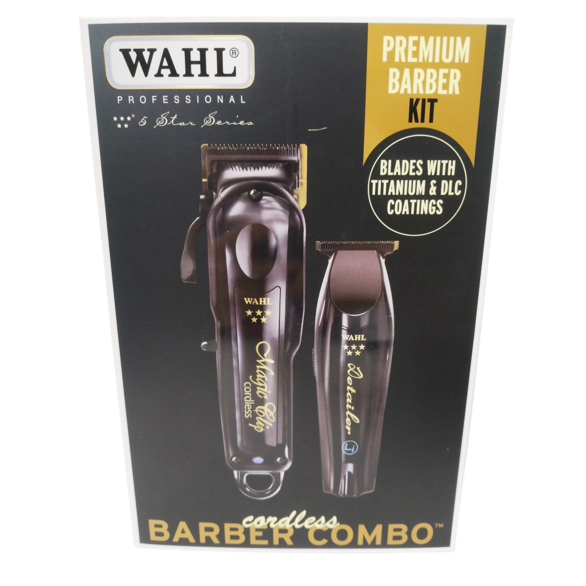 New Wahl Cordless Barber Combo Clipper/Detailer (3025397) Trimmer – Black US