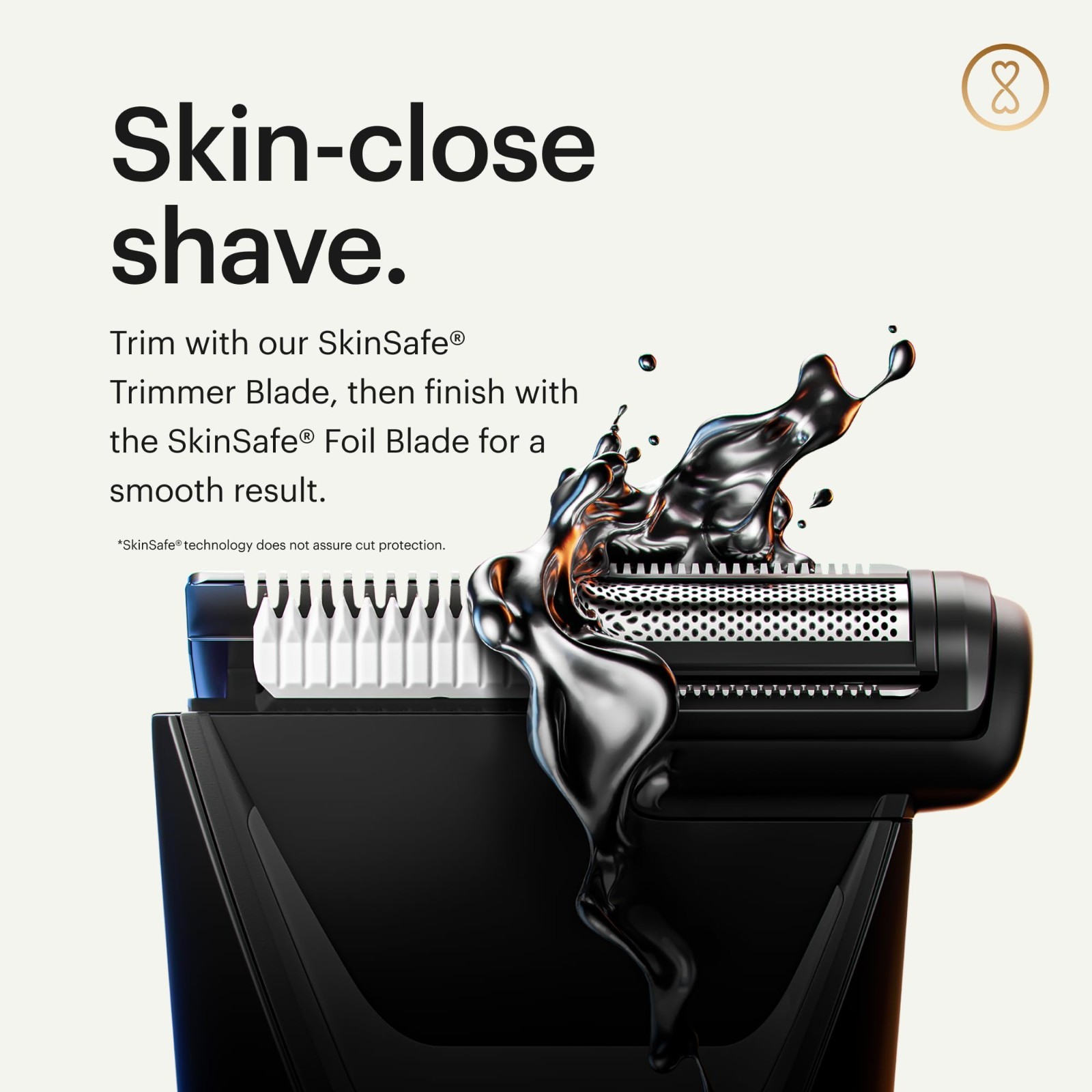Waterproof Dual-Head Body Hair Trimmer – USB-C Rechargeable Groomer & Travel Cas