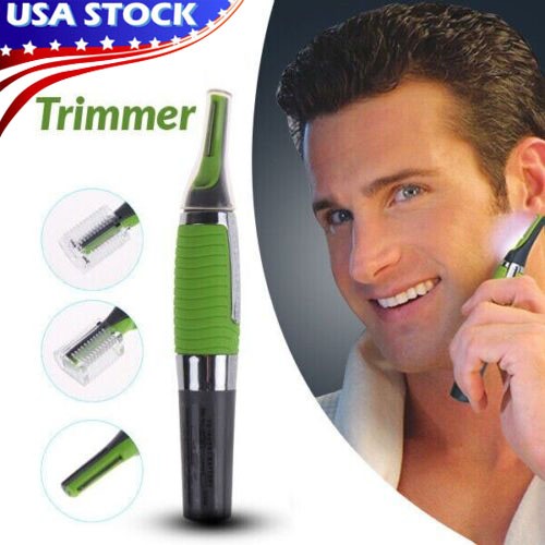 Electric Nose Hair Trimmer Shaver Ear Face Eyebrow Mustache Beard Shaver Clipper