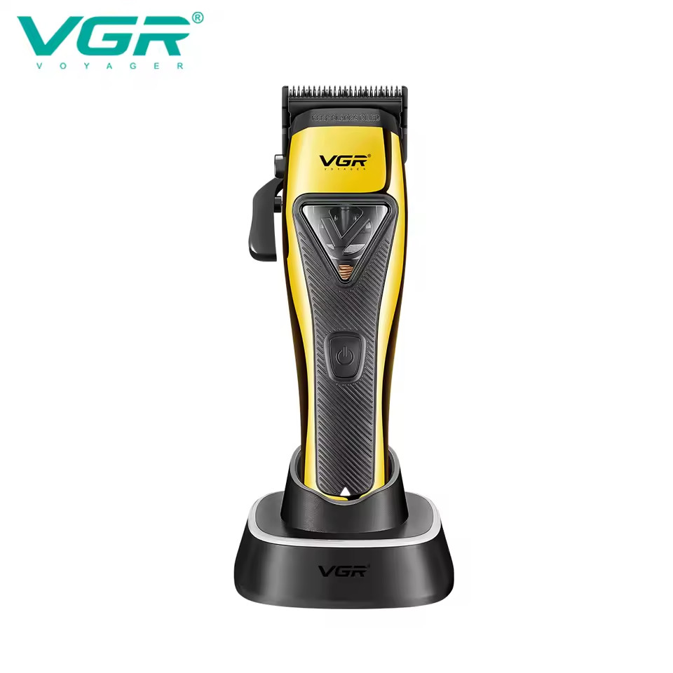 VGR 015 Pro Cordless Clipper ✂️ DLC Blade | 9000RPM + Travel Kit 💼