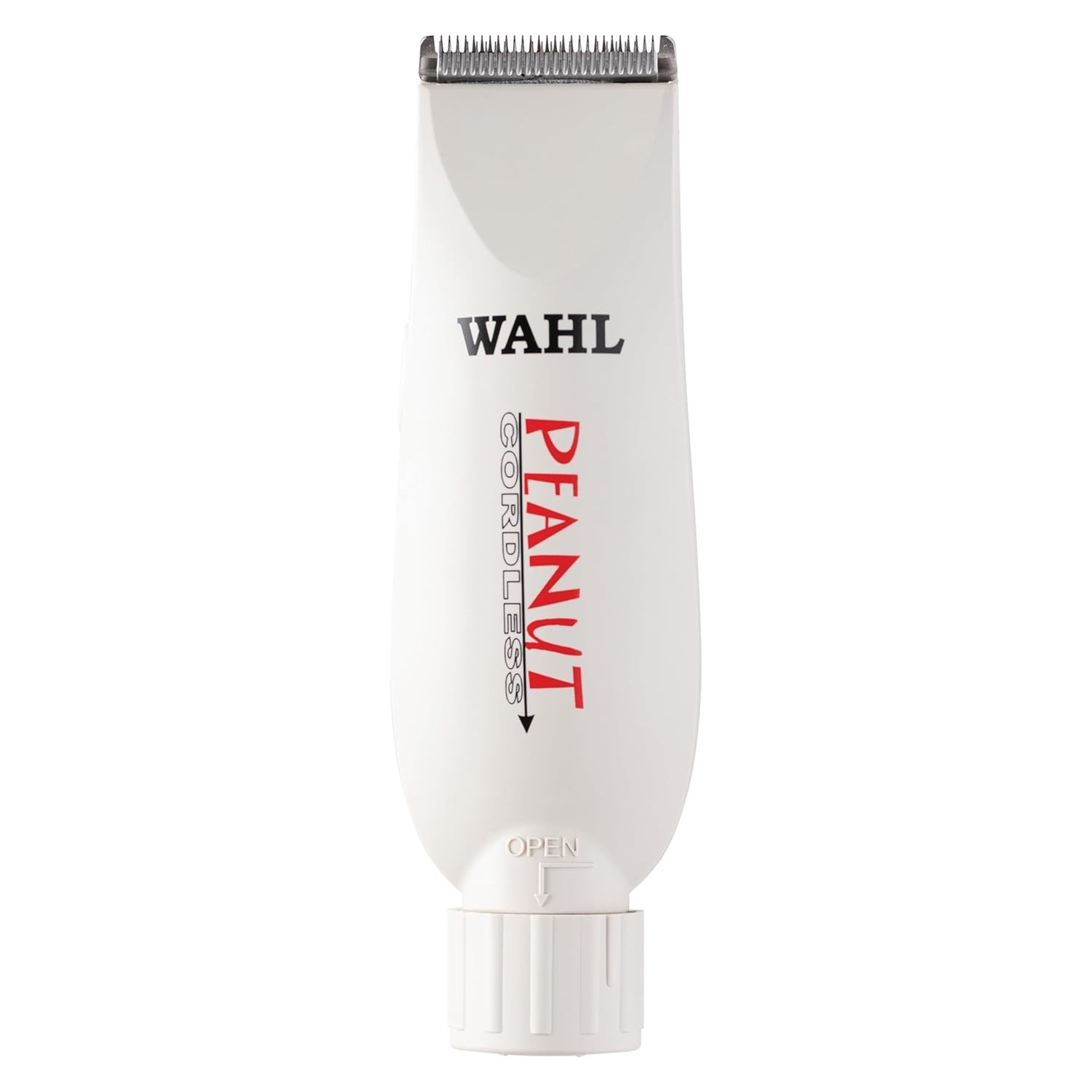 Wahl Professional Peanut Cordless Clipper/Trimmer #8663, White – Brand New