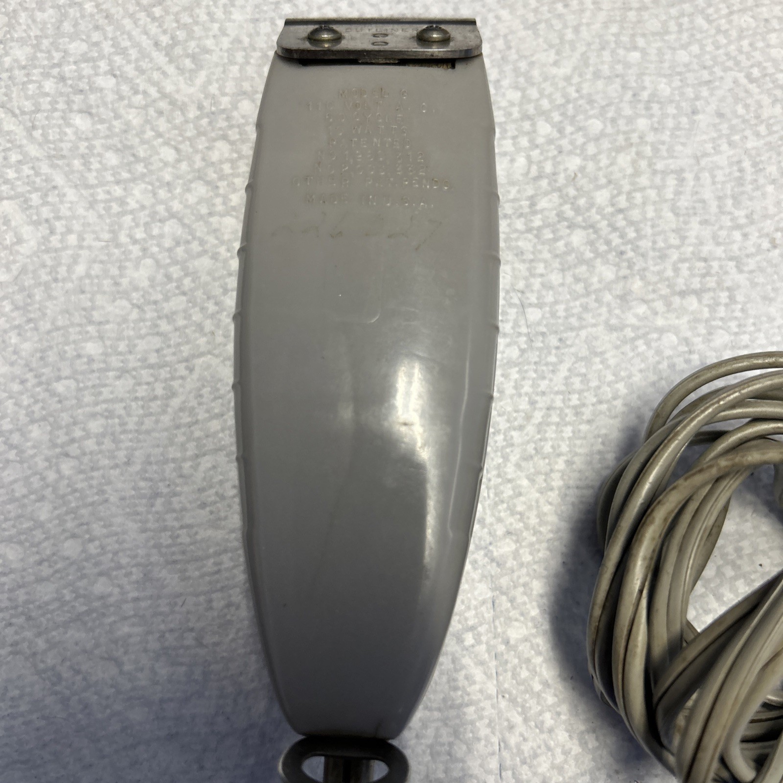 Andis Outliner Model G Vintage Clipper For Parts Powers On