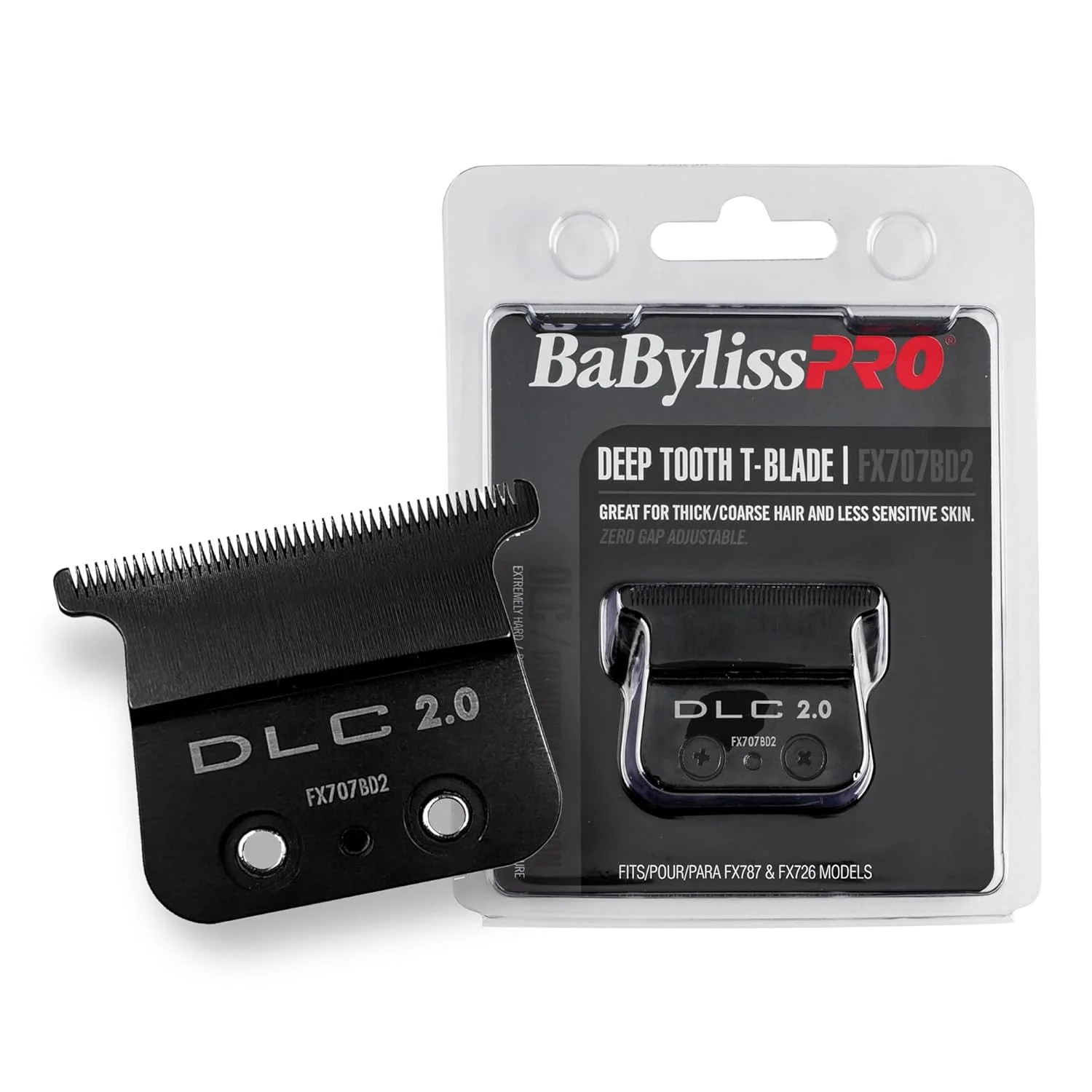 BaBylissPRO Trimmer Blade – Black DLC Deep Tooth (FX707BD2)