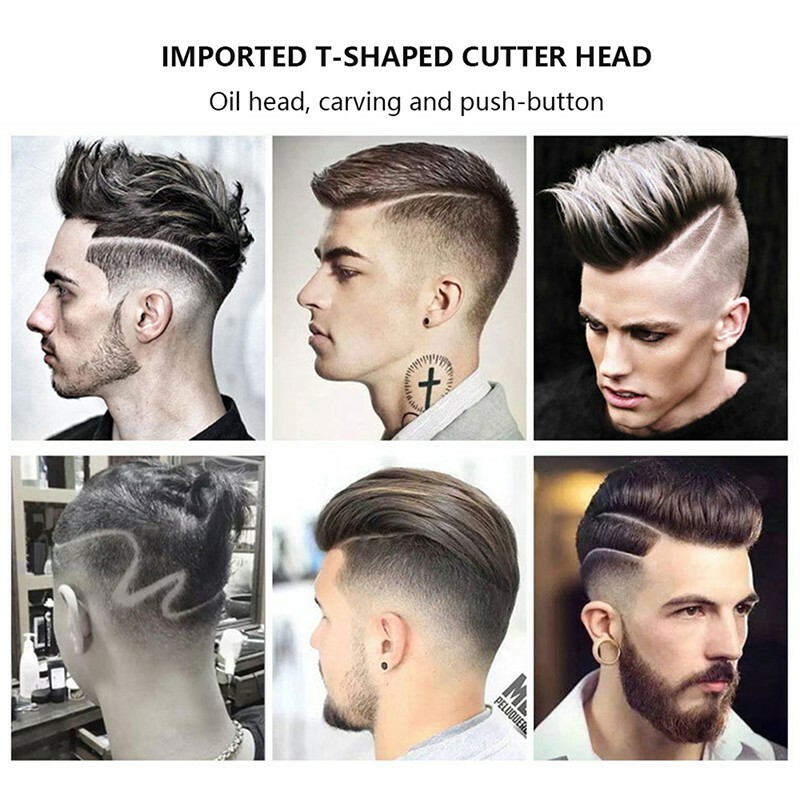 Men Hair Clippers Trimmer Shaver Cutting Beard Cordless Barber T-Blade Seller US