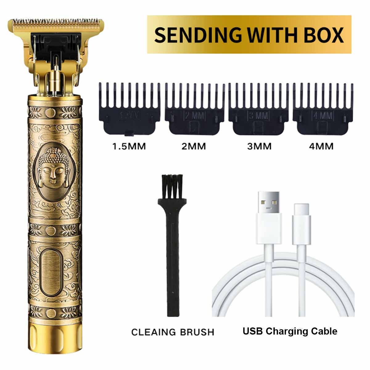 Cordless Professional Hair Clippers Trimmer Cutting Beard Barber Shaving Machine