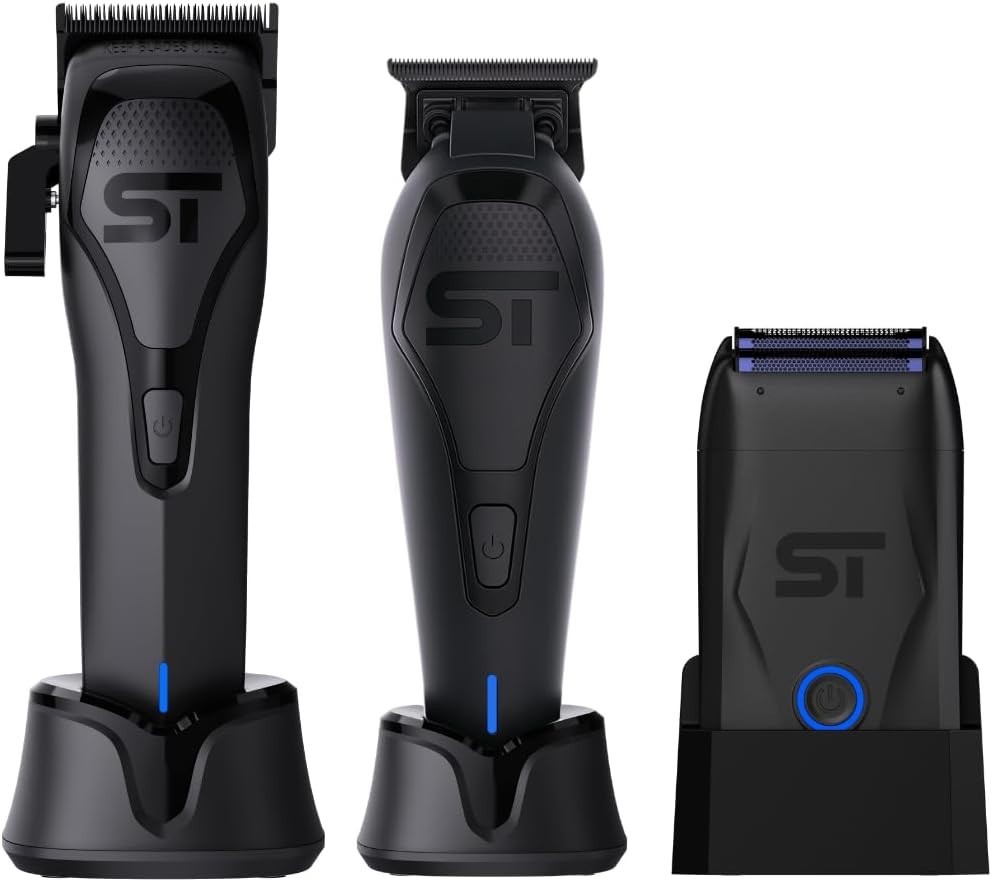 Supreme Trimmer Darkstar72 Hair Clipper, Trimmer & Foil Shaver Bundle | Black