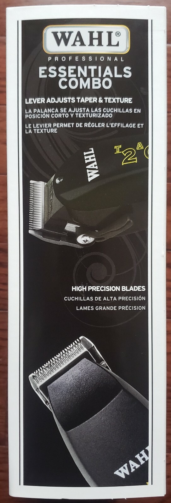 Wahl Essentials Combo Clipper and Trimmer w/Guards & Blade Brush #8329
