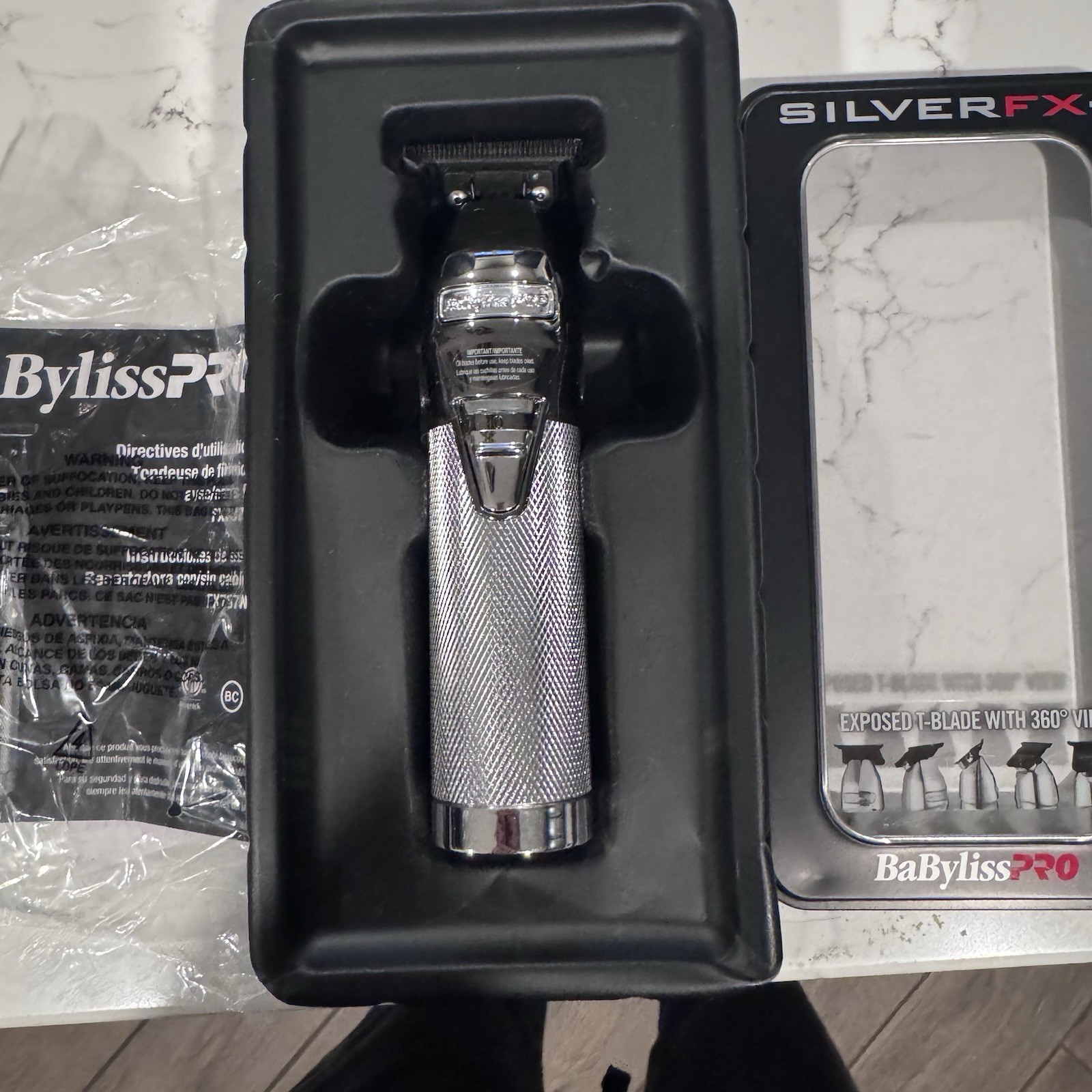 BaByliss Pro SilverFX+ Metal Lithium Outlining Trimmer