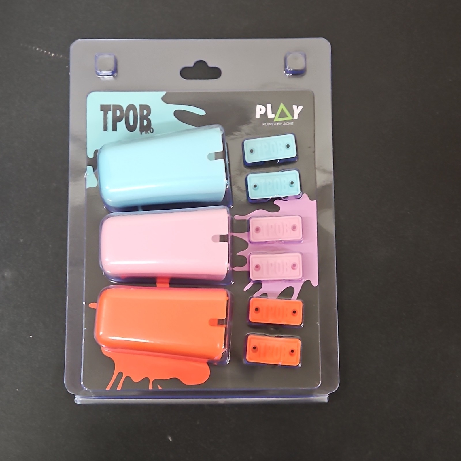 TPOB PLAY Mini Clipper Replacement grip 3 color Blue Pink Orange