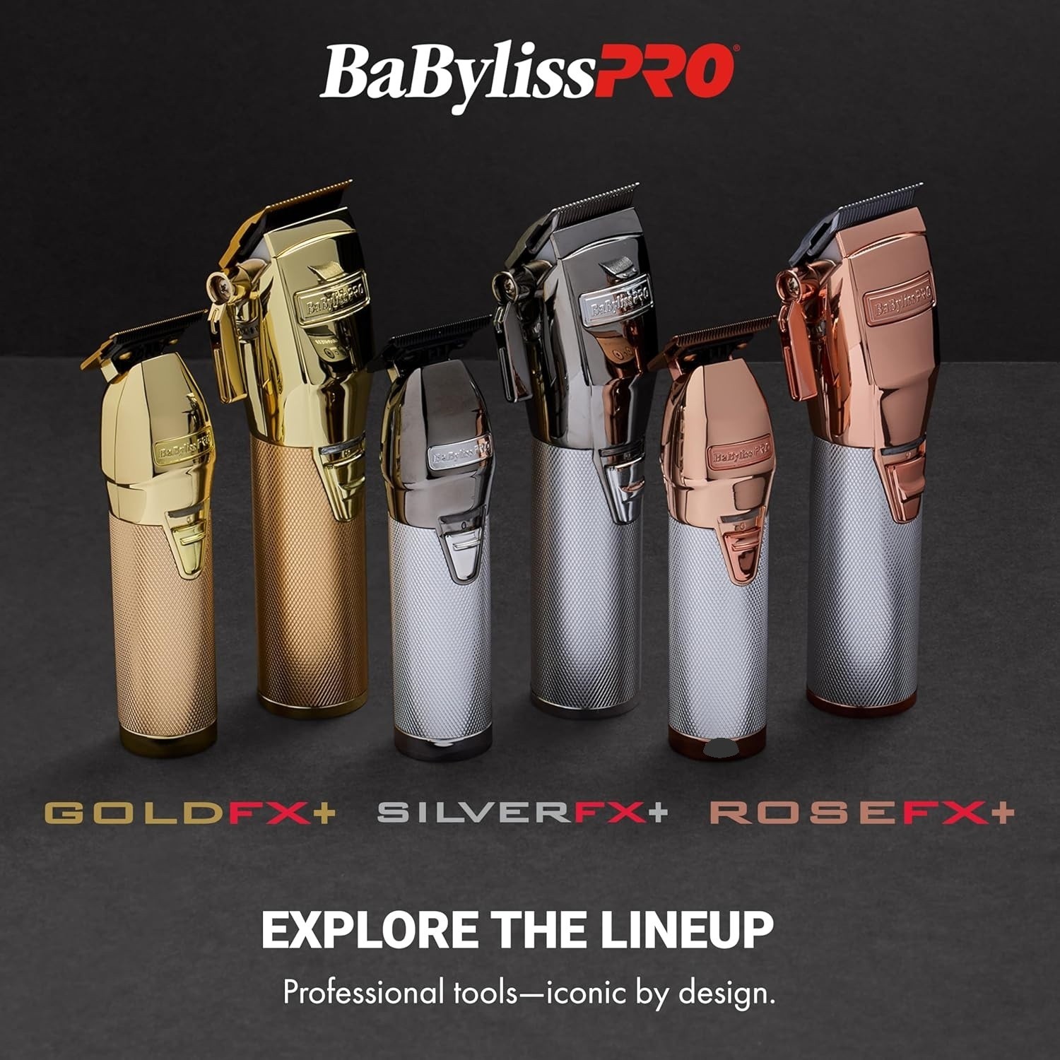 BaBylissPRO SILVERFX+ All-Metal Lithium Outlining Men Beard Trimmer | FX787NS