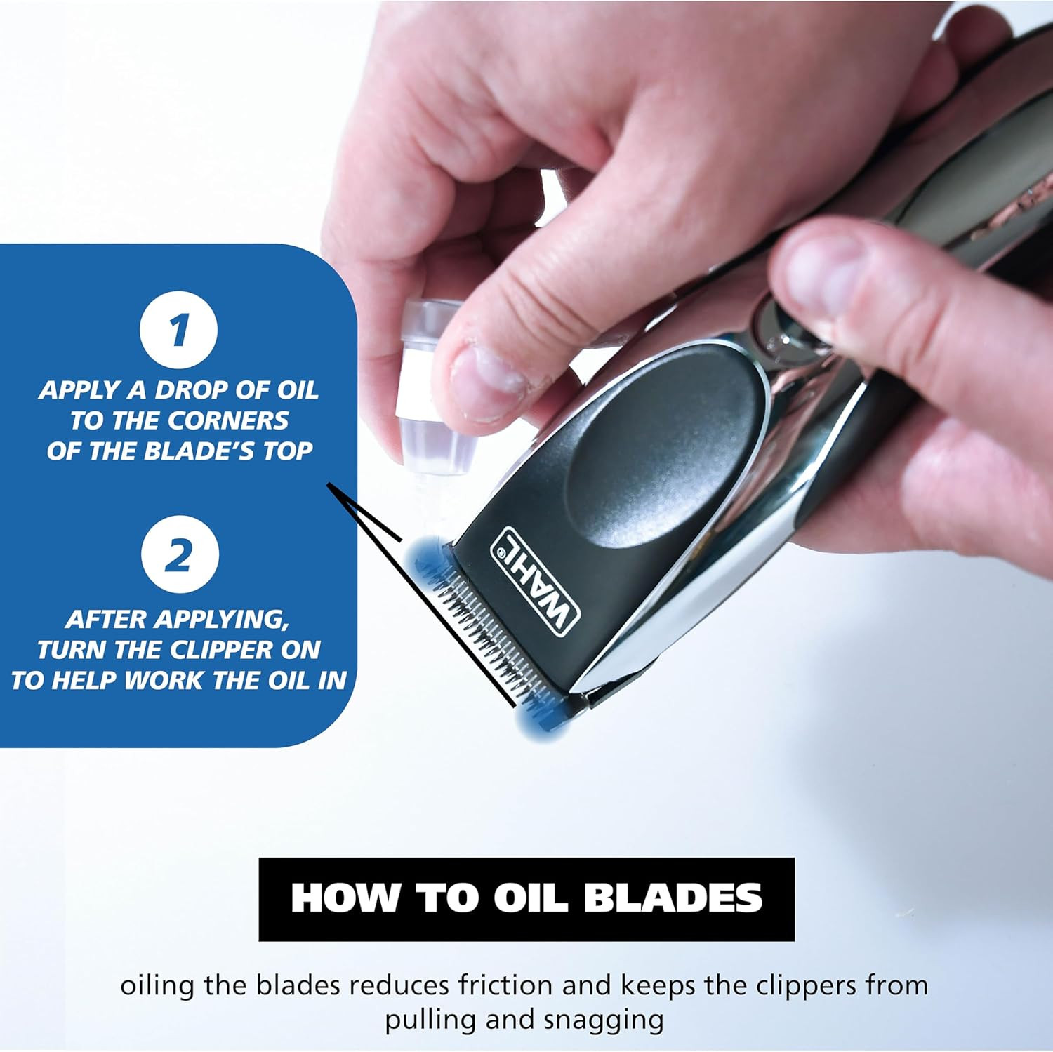 Clipper Detachable Cordless Hair Clipper Blade Replacement Set, Compatible