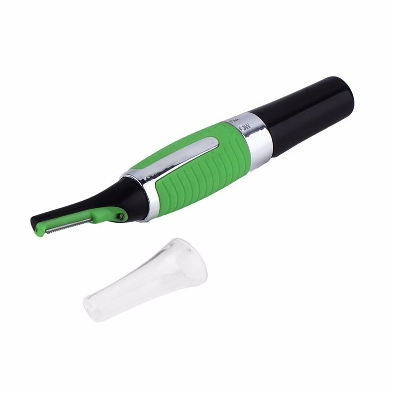 Hot Men Nose Ear Face Neck Eyebrow Hair Mustache Beard Trimmer Shaver Clipper PE