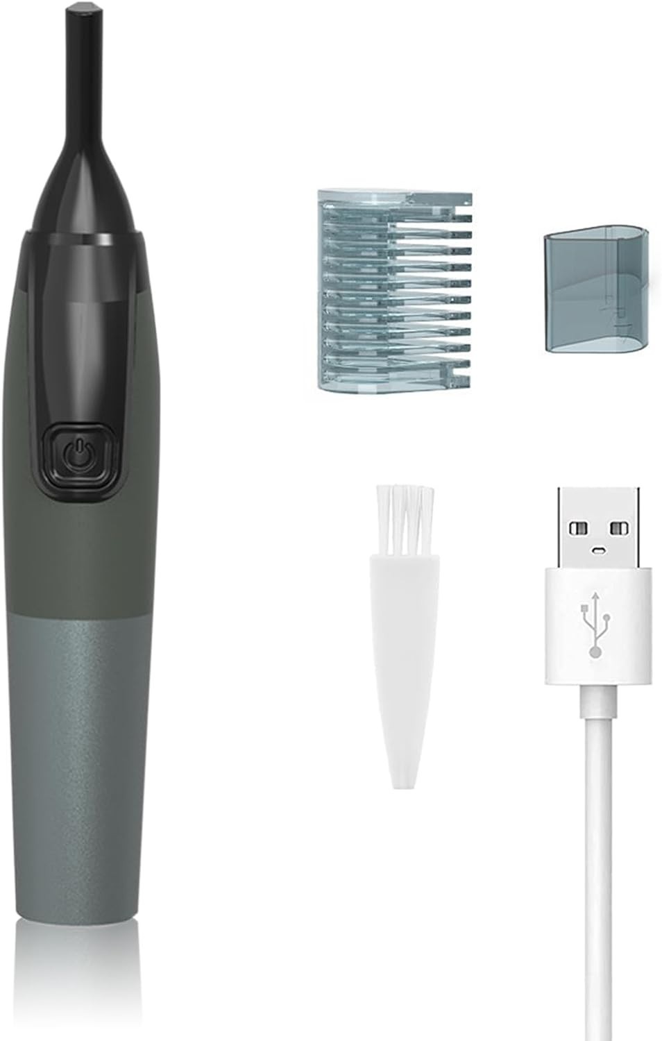 Hot Men Nose Ear Face Neck Eyebrow Hair Mustache Beard Trimmer Shaver Clipper