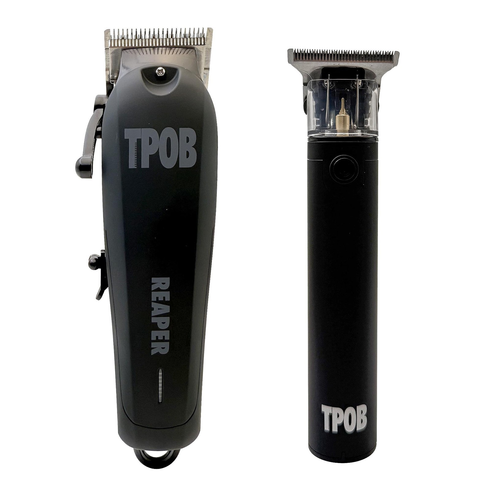 TPOB Slime 2 Ghost Black Clipper Trimmer Set Barber Hair Clippers for