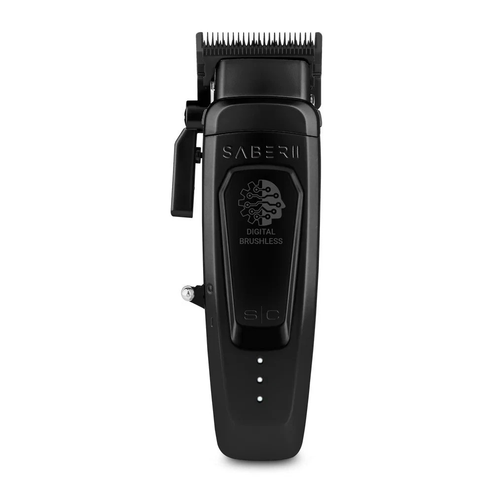 StyleCraft Saber ⅠⅠ Cordless Clipper w/Digital Brushless Motor Black | SC617B