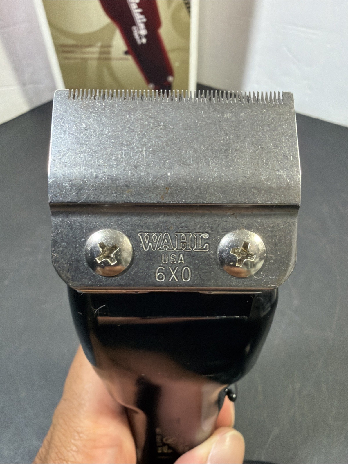 Wahl 8110 Professional 5-Star Wired Full Head Balding Clipper – Burgundy – USA
