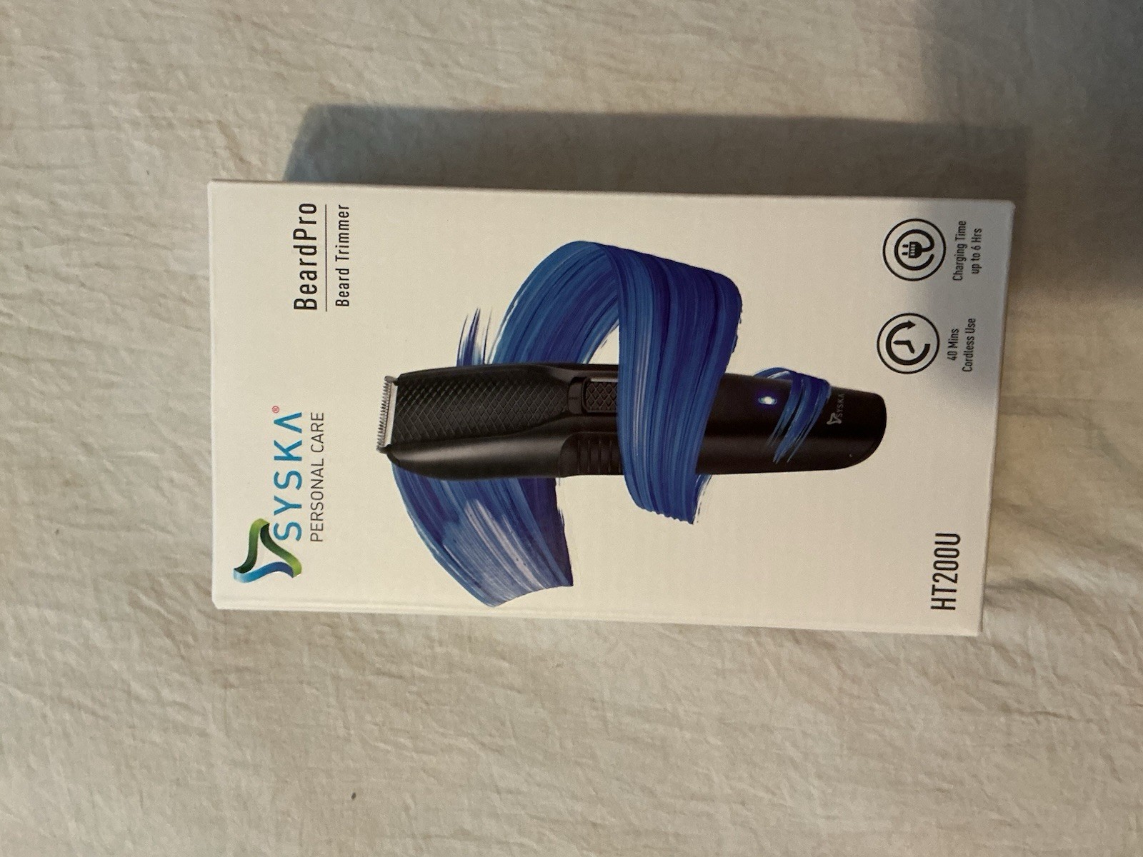 Syska BeardPro HT200U Beard Trimmer Black Cordless Adjustable 0.5-10mm