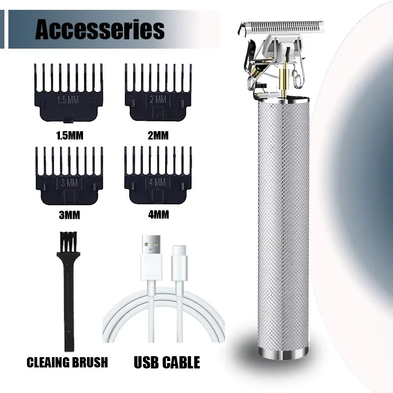 Electric Hair Cutting Machine Vintage T9 Clipper Hair Rechargeable Man Shaver Tr