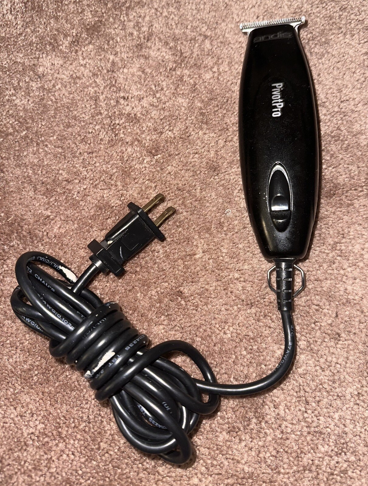 Andis Professional Pivot Pro T-Blade Corded Hair Trimmer / Outliner PMT-1